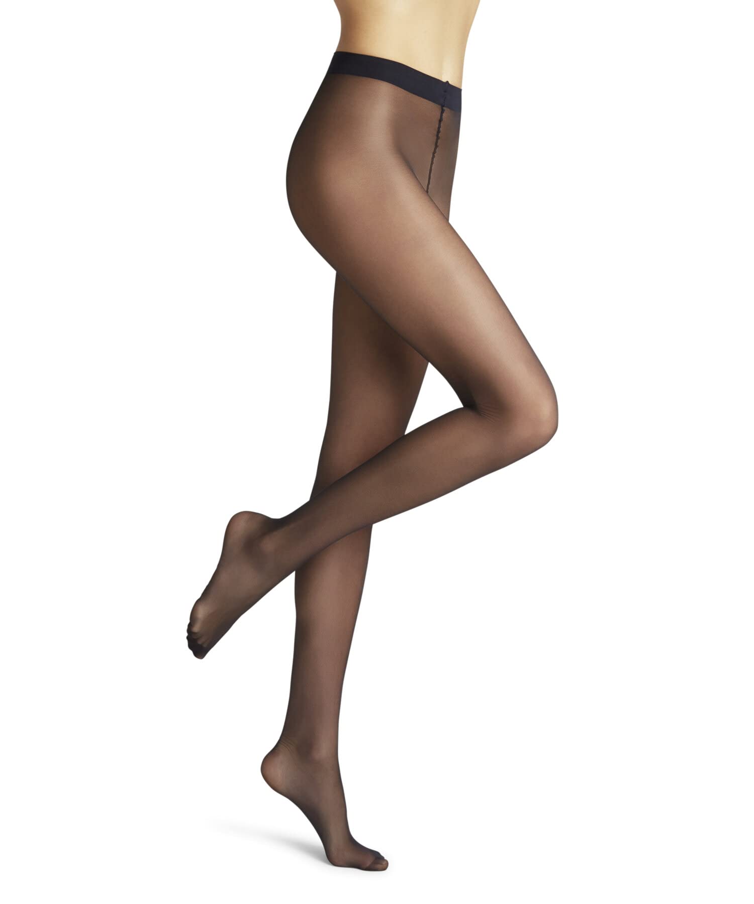 FALKE Damen Strumpfhose Pure Matt 20 DEN W Ti transparent einfarbig 1 Stück, Blau Marine 6179, M-L