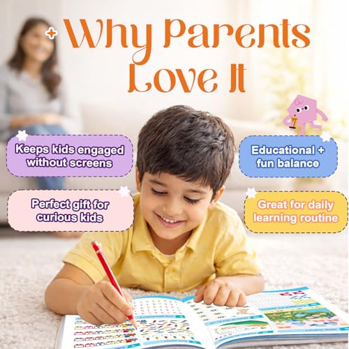 Image of 365 Maths Activity Book for Kids 4+ | Fun Educational Activities with Puzzles, Mazes, Counting Games & Coloring | Daily STEM Learning & Creativity | Best Gift for Children