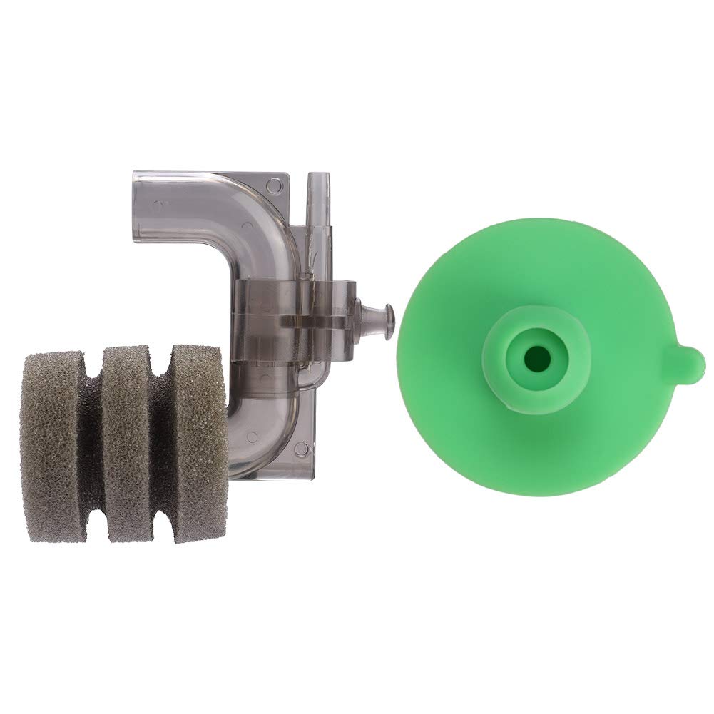 Gavigain Aquarium Filter Sponge, Non Multi Layer Filtration, Silent Usage, Suction Cup, for Freshwater and Saltwater Fish Containers