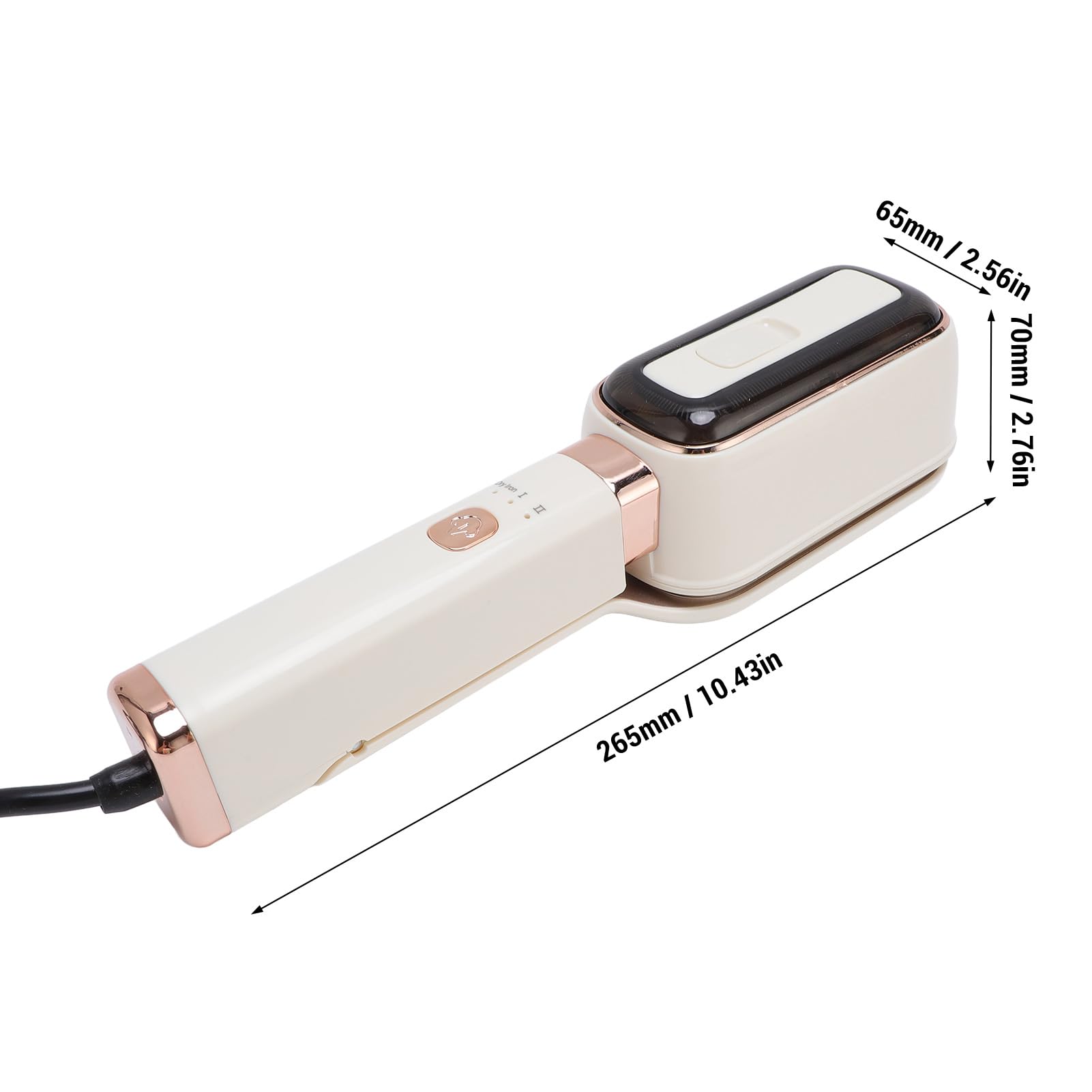 Vapor de Viajes, 180 ° Rotatable Handheld Press Iron para Ropa, Vapor de Prenda Portátil Handheld Vapor, Viaje de Viajero, Esencial para el Hogar, Mantenga su Ropa sin Arrugas (EU)