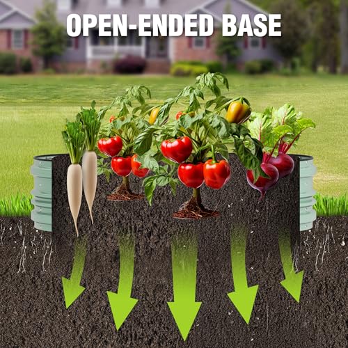 Image of WORKPRO 2PK 4x2x1ft Galvanized Raised Garden Bed Set
