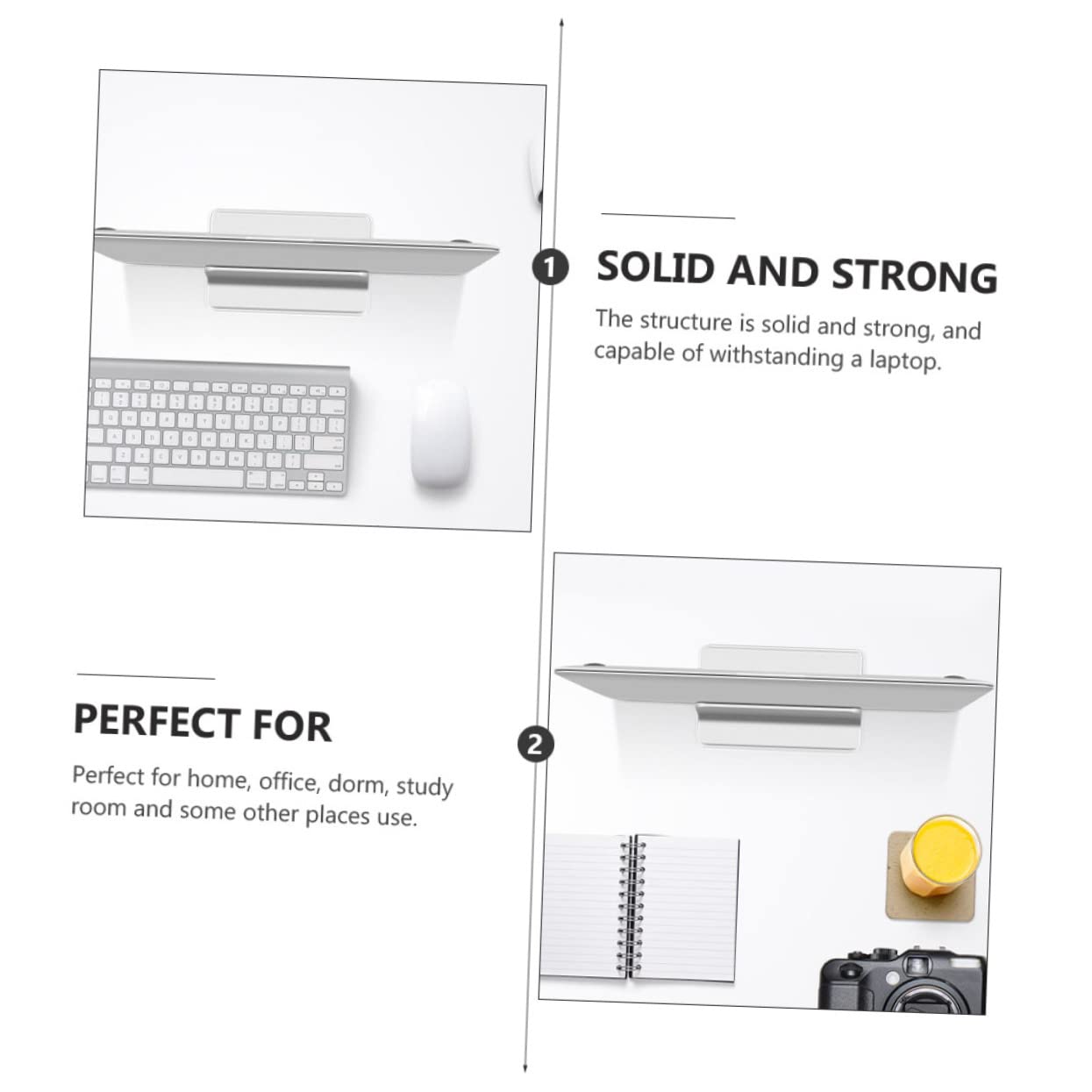 Housoutil Supporto Per Laptop in Lega Di Alluminio Tipo Verticale Supporto Da Scrivania Base Per Notebook