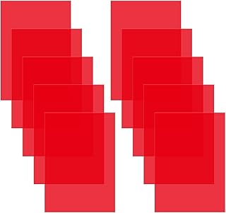 0 Películas Translúcidas Rojas, Hojas De Plástico De Pvc, Atributos De Luz, Películas Ligeras, Adecuados Para Fotografía, Escenario, Teatro, Teatro