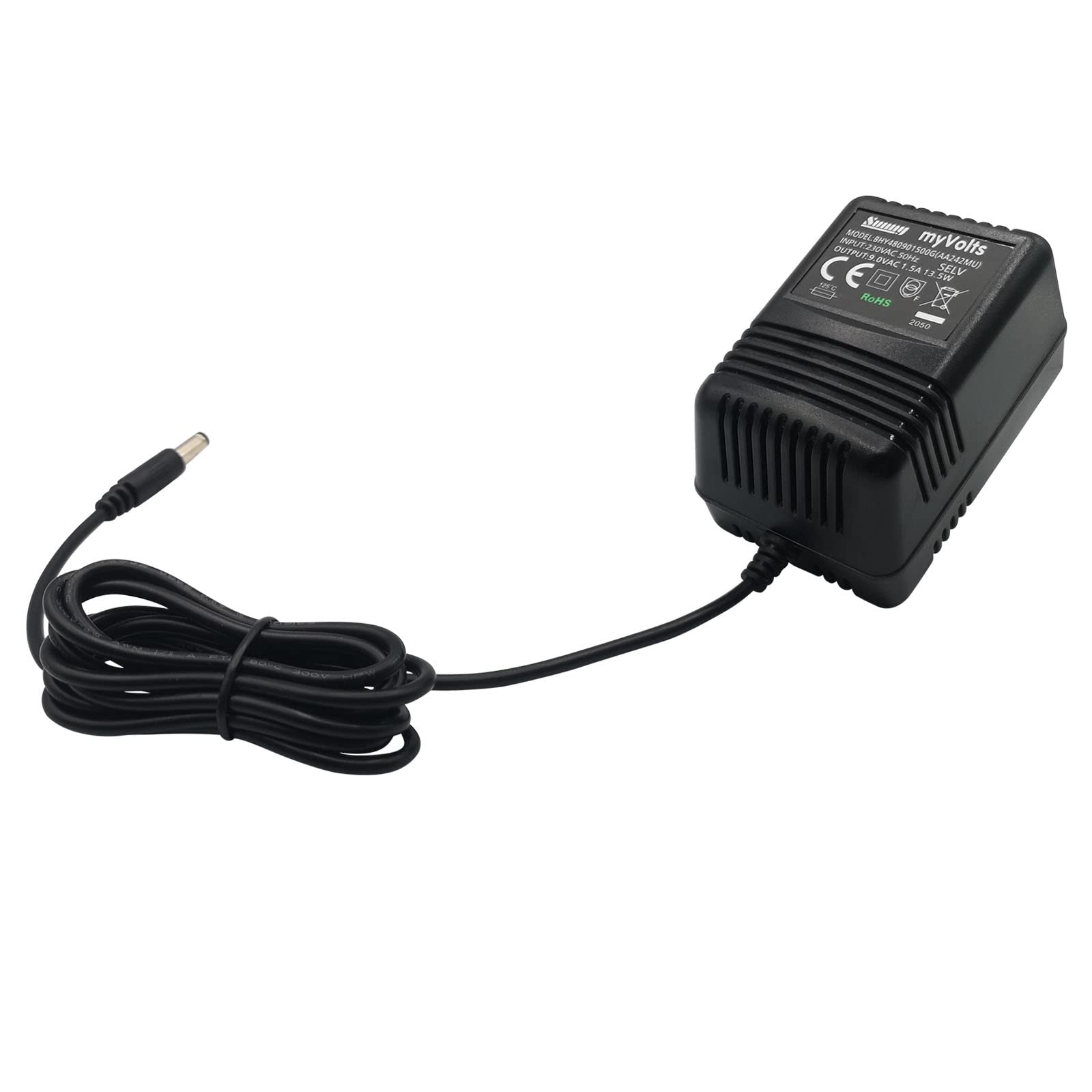 myVolts Alimentatore/Caricabatteria da 9V compatibile con Alesis NanoVerb Multieffetti - presa italiana