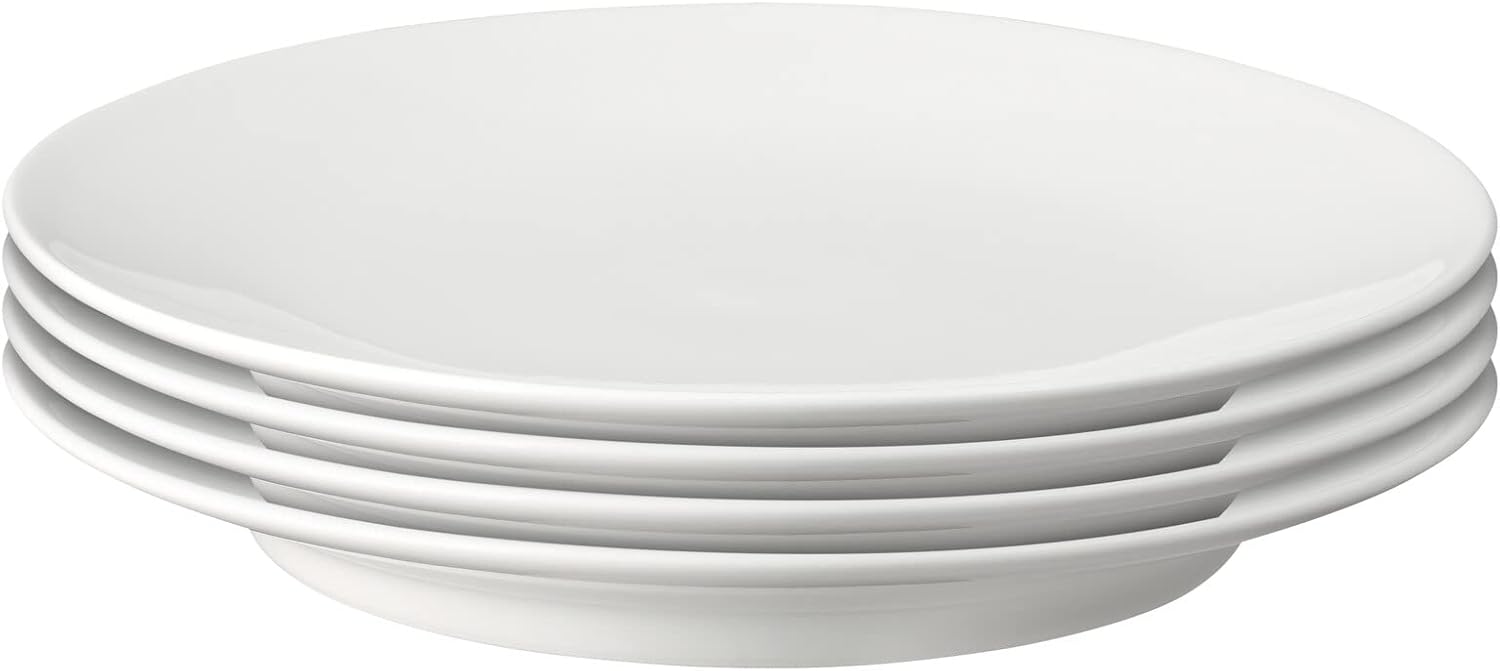 Denby White Porcelain Medium Plates Set of 423cm Dishwasher Microwave