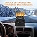 Milukon Car Heater, New Upgrade 2 in 1 Cooling & Heating Portable Car Heater 15V Car Heater Vehicle Electronic Air Fan Defrost Cigarette Lighter Plug Car Windscreen Heater