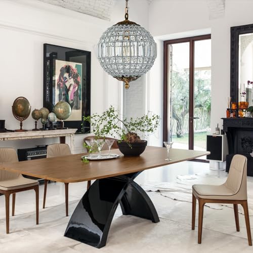 Antique-Crystal-Globe-Chandelier-118-Adjustable-Crystal-Sphere-Classic-Pendant-Light-Fixture-for-Living-Room-Kitchen-Island-Bronze