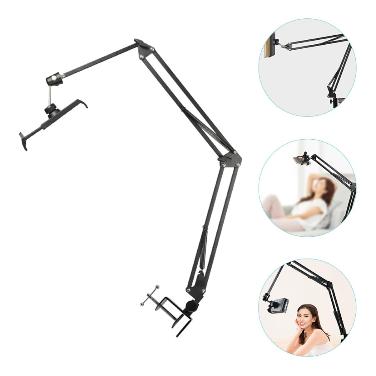 CHILDWEET Soporte para Teléfono Móvil de Brazo Largo Plegable y Ajustable