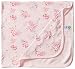 Little Me Baby Girls' Scroll Rose Blanket, Pink Floral, One Size