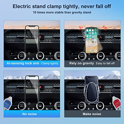 Bixuan 2023 Hrv Car Phone Holder Mount For 2023 Hondaa Hrv Air Vent Car Electric Cell Phone Holder Vent Phone Mount For Car With Expandable Grip 2023 Hrv Accessories 360 Degree Rotation #TOP2