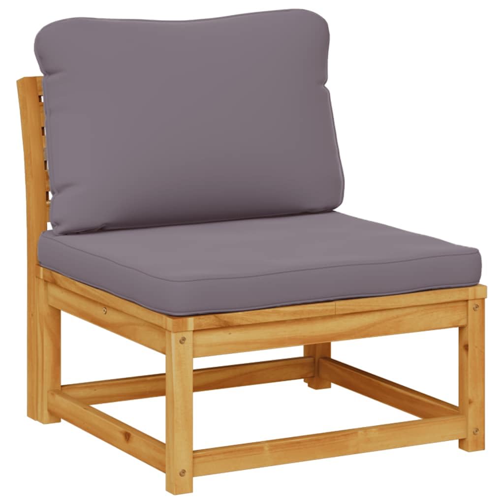 Sofa ogrodowa z poduszką, lite drewno akacjowe