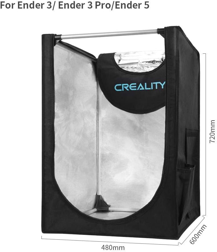 Creality Fireproof and Dustproof 3D Printer Warm Enclosure Mini 3D Printer Tent for Ender 3/Ender 3 pro/Ender 3 V2/Ender 5 Pro, Constant Temperature Protective Cover Room