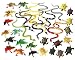 36 Piece Frogs, Turtles & Snakes Toy Animal Figures Bundle
