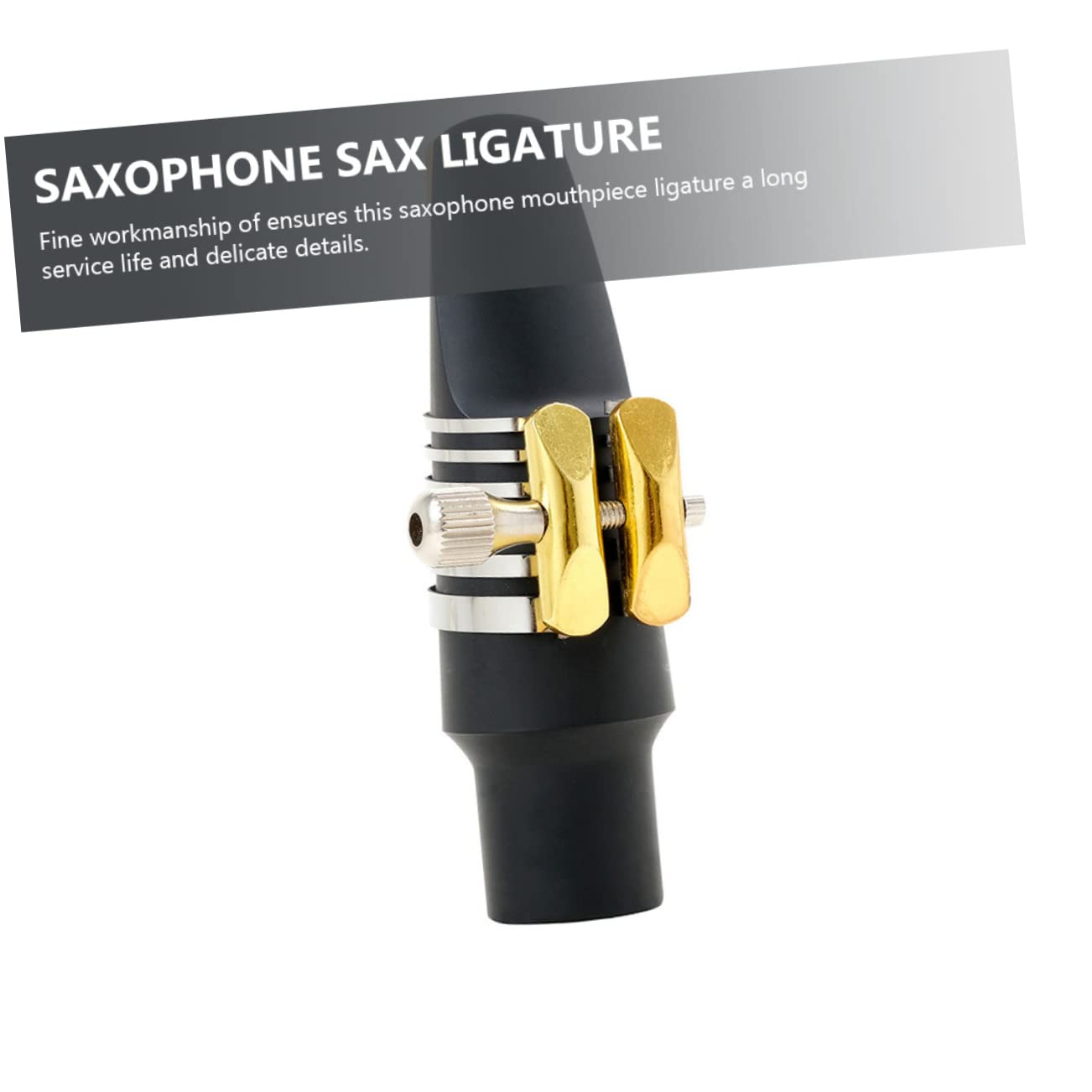 ibasenice 2stücke Edelstahl Saxophon Clip Robuste Halterung Für Altsaxophon Langlebiges Zubehör Für Musikinstrumente Für Saxophon-enthusiasten Und Musiker Silberne Farbe