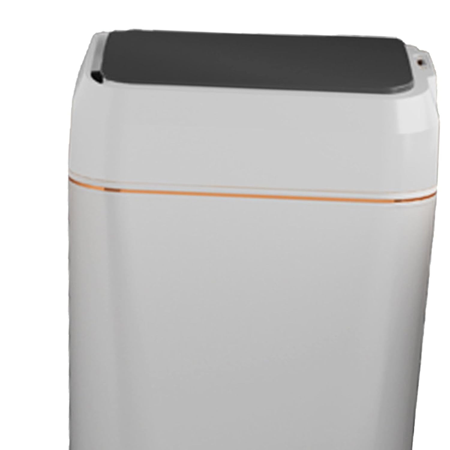 Bathroom Trash Can, Electric Garbage Bin Bathroom Trash Cans with Lids 12L Rechargeable Rubbish Bin Portable Waterproof Touchless Trash Can for Bedroom Office(Argent)