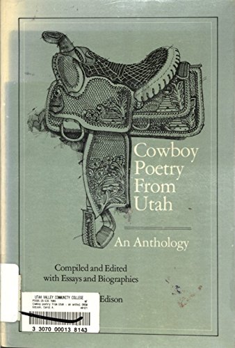 Cowboy Poetry from Utah: An Anthology