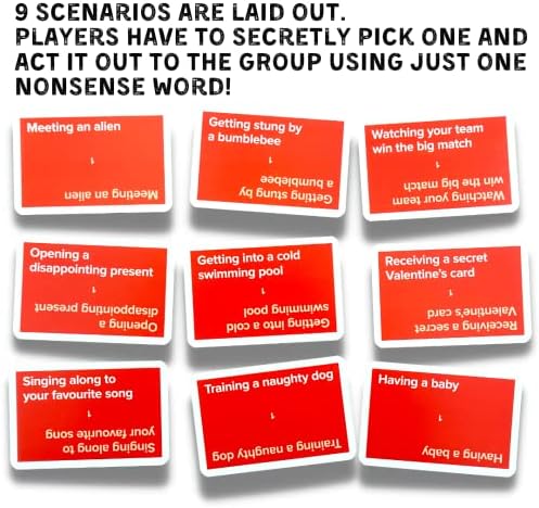 Jibbergiggle: The Hilarious Pocketsize Party Game Of Nonsense Words And Funny Faces That Gets The Whole Family Laughing