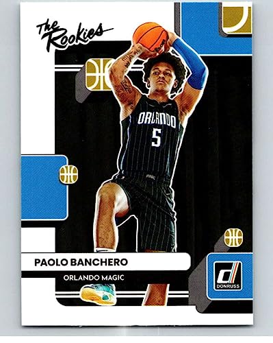 2022-23 Donruss The Rookies #1 Paolo Banchero NM-MT Orlando Magic Basketball Trading Card