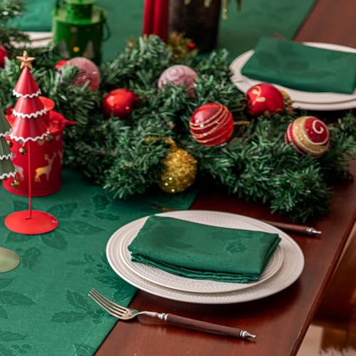 Servilletas de Tela Joyfol Day Verde 18 x 18 Pulgadas Set x4 miniatura 3