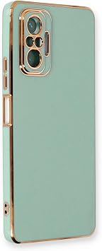 Microsonic Xiaomi Redmi Note 10 Pro Max için Kılıf Olive Plated Yeşil [Redmi Note 10 Pro Max ile Uyumlu Kılıf - Yeşil]
