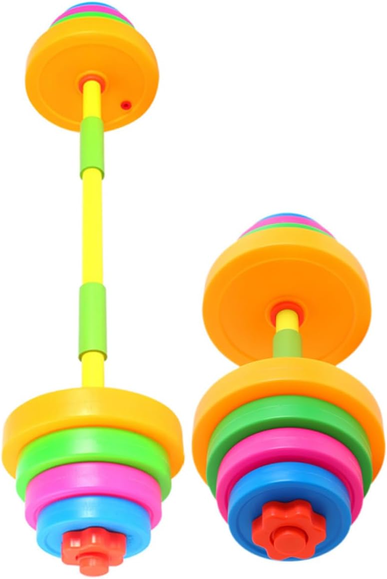 Adjustable Kids Dumbbell Set 2pcs Weight Training Toy for Toddlers Water-Filled Arm Training Equipment for Kindergarten Fitness Fun Exercise Weights for Boys