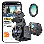 Vantrue E1 Pro 4K Mini Dash Cam Front, STARVIS 2 PlatePix™ HDR Night Vision Car Camera, Built-in 5G WiFi GPS, 1.54'' IPS Screen, LTE Support, Voice Control, 24/7 Buffered Parking Mode, Support 1TB Max