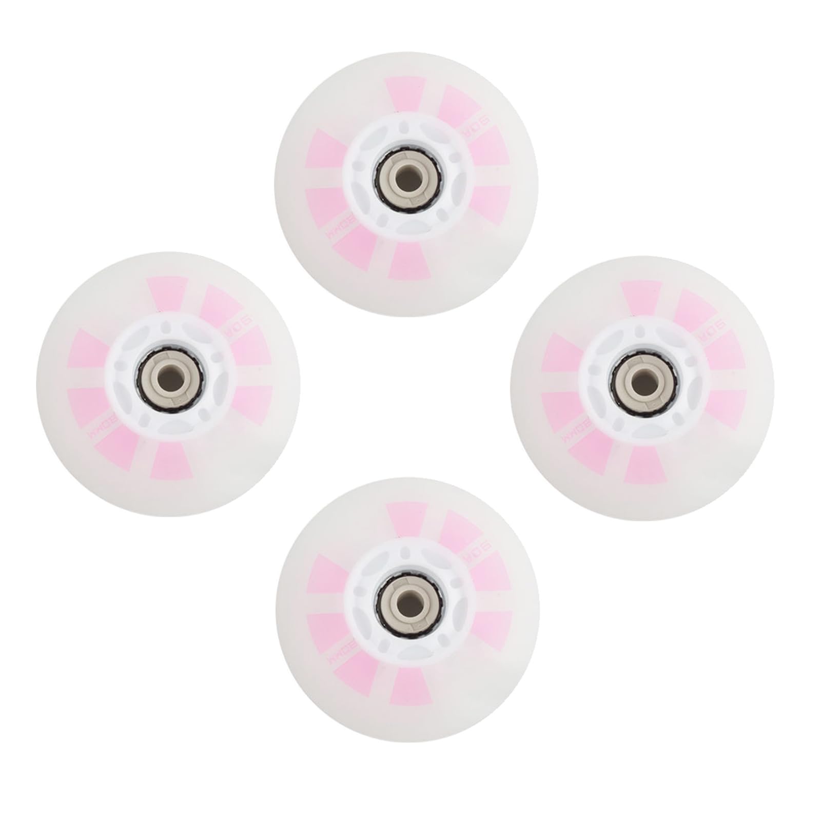72mm 76mm 80mm Flash Inline Skate Wheels Light Up Roller Skate Wheel Inline Skates Replacement Wheels 8 Pack