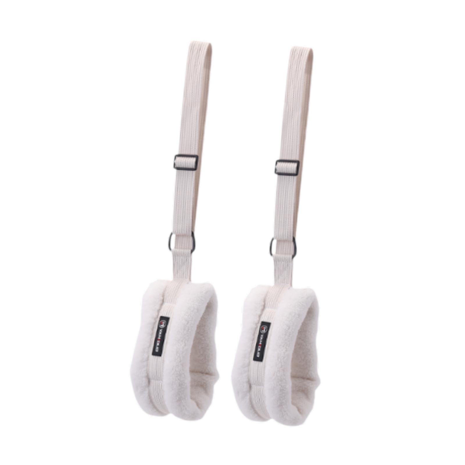 2 Piezas Pilates Correa Acolchada Elástica Ajustable Banda de Resistencia para Ejercicios de Estiramiento con Material de Felpa Adecuado para en