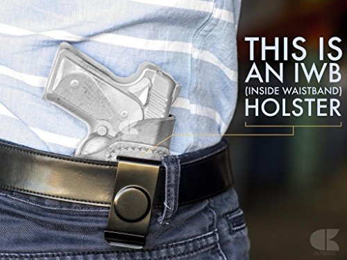 Outbags Usa Ls2P250Sc (Brown-Right) Full Grain Heavy Leather Iwb Conceal Carry Gun Holster For Sig Sauer P250 Sub-Compact 9Mm, .40S&W, .45Acp. Handcrafted In Usa. #TOP3