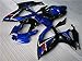 Plastic Bodywork Black Blue Fairing Fit for Suzuki 2006 2007 GSXR 600 750 Injection ABS New Bodyframe 06 07 GSXR-600 750