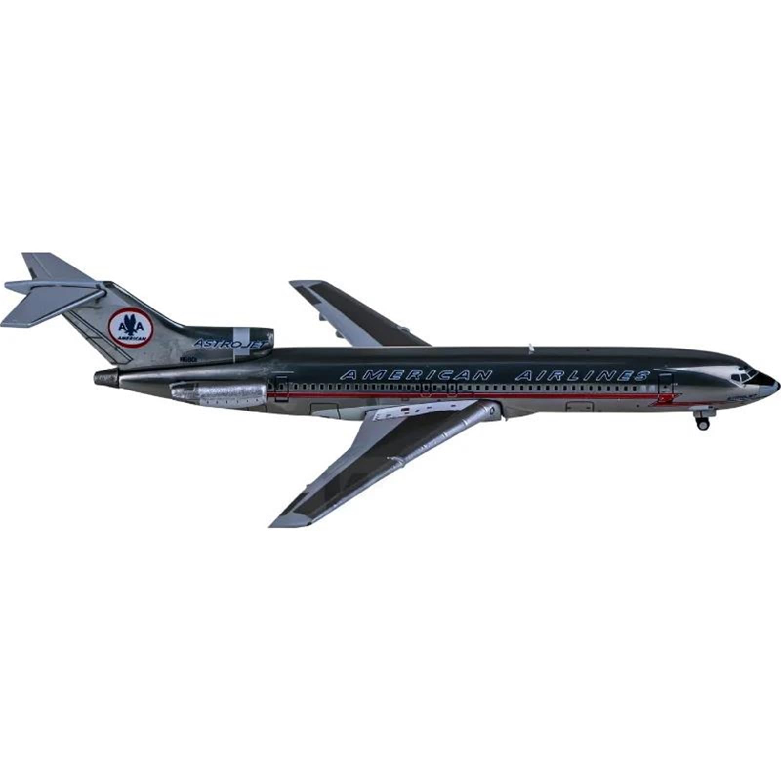 Modelo de avión 727-200 N6801 a escala 1:400 fundido a presión para coleccionistas adultos 8