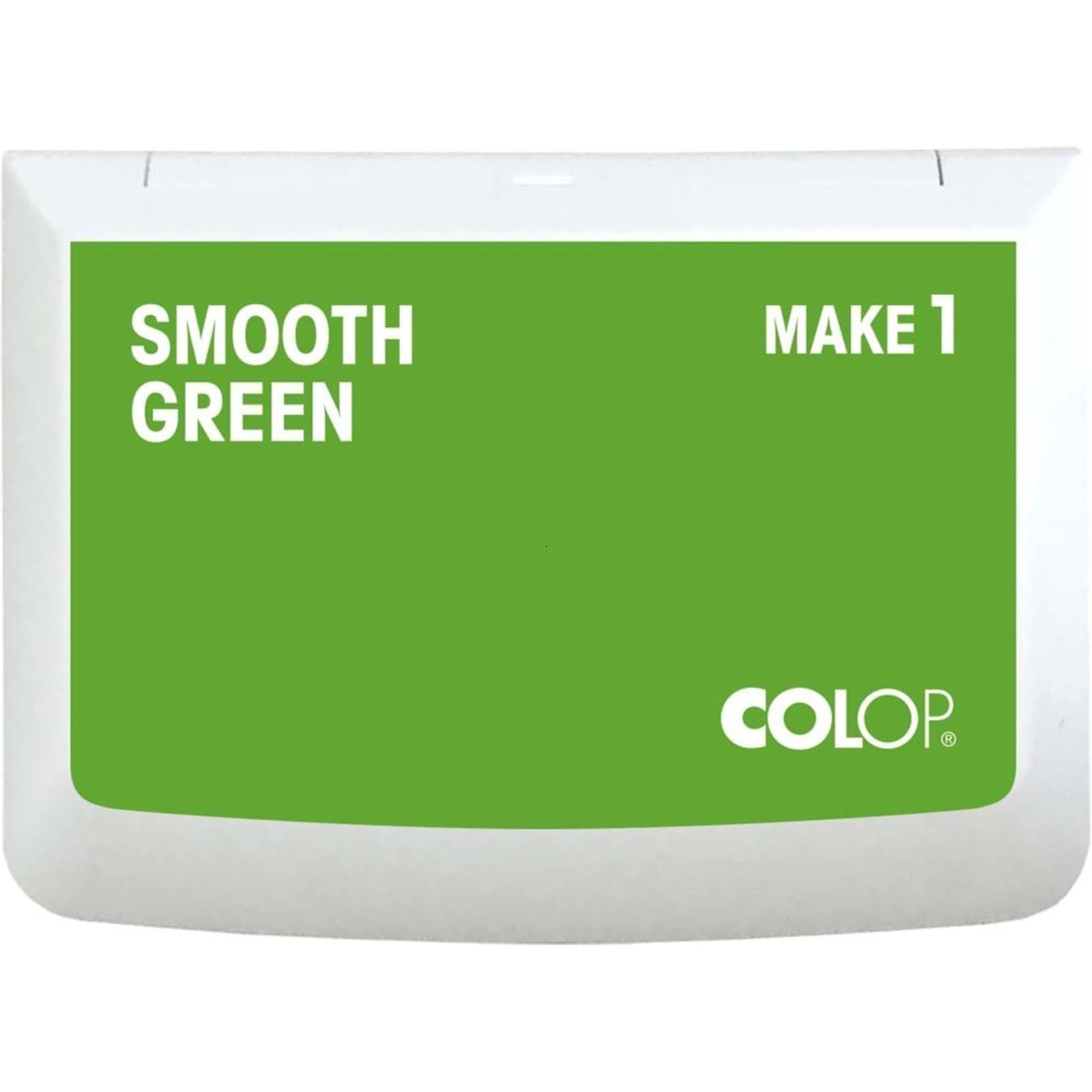 COLOP MAKE 1 tampone d'inchiostro, verde liscio, 50 x 90 mm, tampone d'inchiostro per timbri a mano tradizionali e timbri creativi
