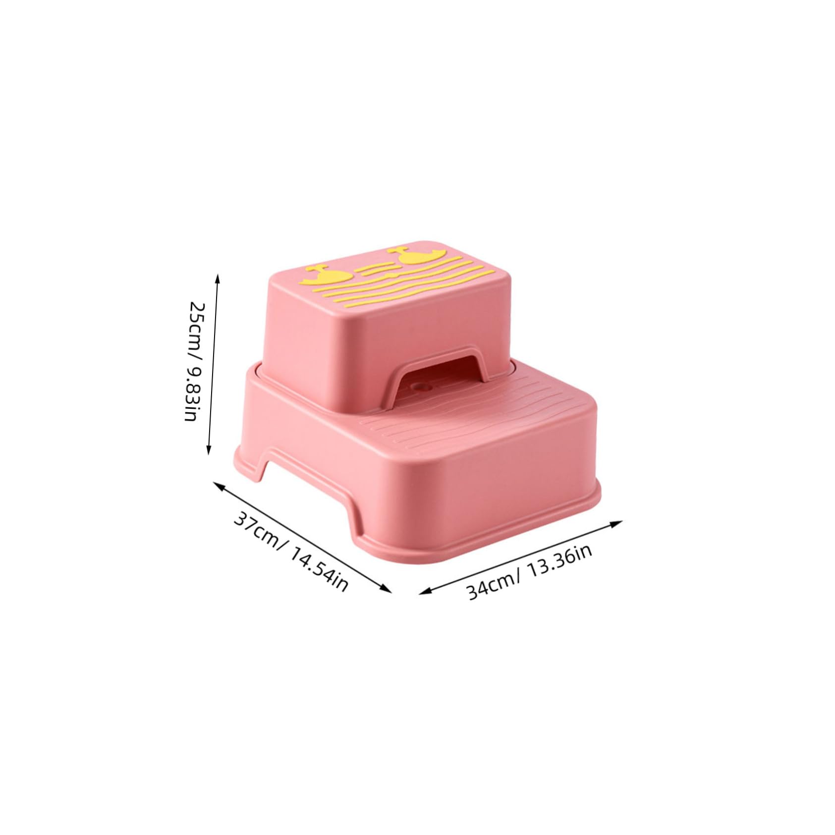 WHAMVOX Home Children Standing Stool Anti-Skid Step Stool Easy to Clean Space-Saving Design Safe for Boys and Girls