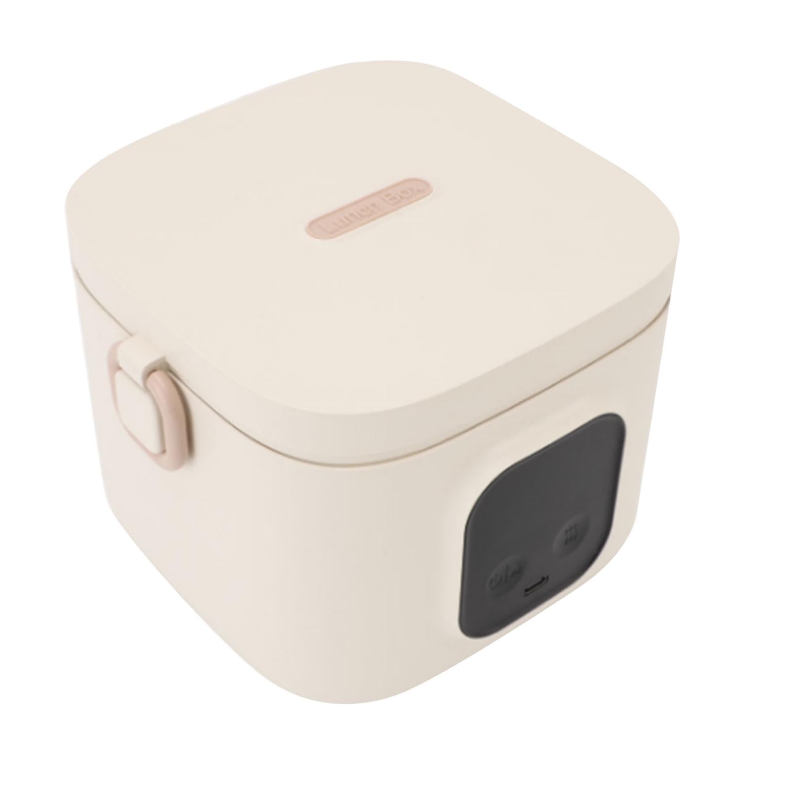 eléctrica calentador de alimentos 500ml 304 acero inoxidable temperatura ajustable calentador de almuerzo portátil recargable