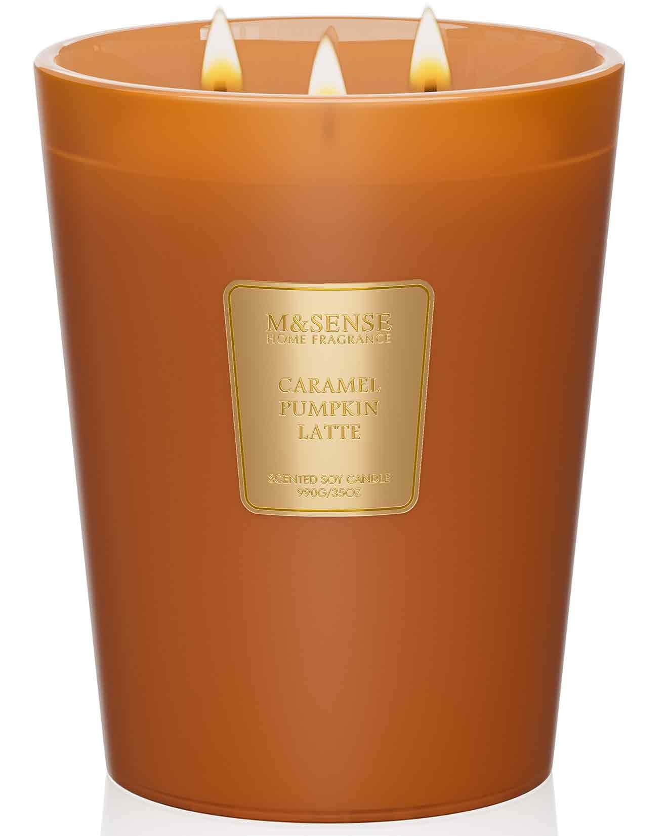 M&SENSE Autumn Candle Caramel Pumpkin Latte