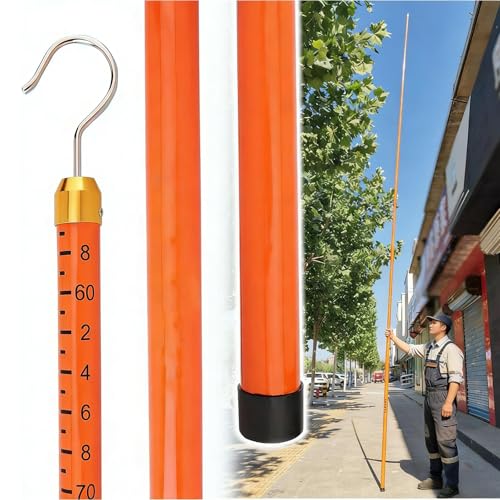 Mesurer les lignes électriques sans danger avec la perche isolée