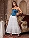 GRACE KARIN 50's Ladies Floor-length Slip Petticoat for Bridal Dress (S, White)