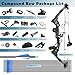 surwolf Compound Bow Kit,Hunting&Target,Limb Made in USA,Draw Weight 20-70lbs Adjustable,Draw Length 24-30