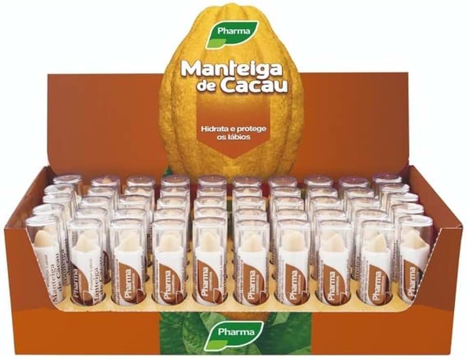 Manteiga de Cacau Protetor Lábios com 50 unidades 3,5G PHARMA
