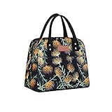 HUI JIN Wiederverwendbare isolierte Kühltasche mit herausnehmbarem, verstellbarem gelben Seidenkern