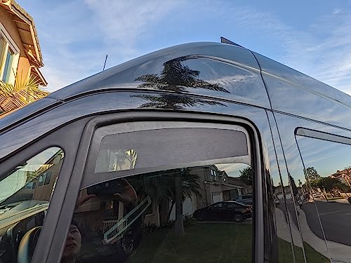 White Top Adventures Bug-Out 1.0 Mercedes Sprinter Van Window Vent Screen Insert for 2007- Present. Sold as Sets