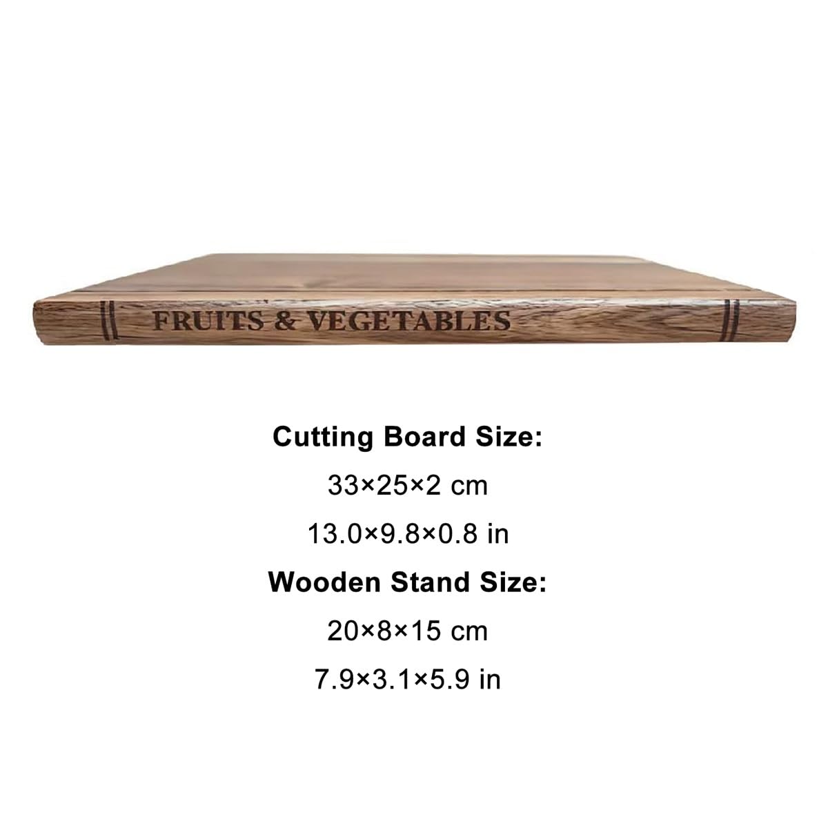 Reversibile Tagliere in Legno Double-face, Set di 3 Taglieri a Forma di Libro, Adatto Alla Lavastoviglie Vassoio da Cucina, Antiscivolo Tagliere da Cucina per Carne, Pane, Verdure e Frutta