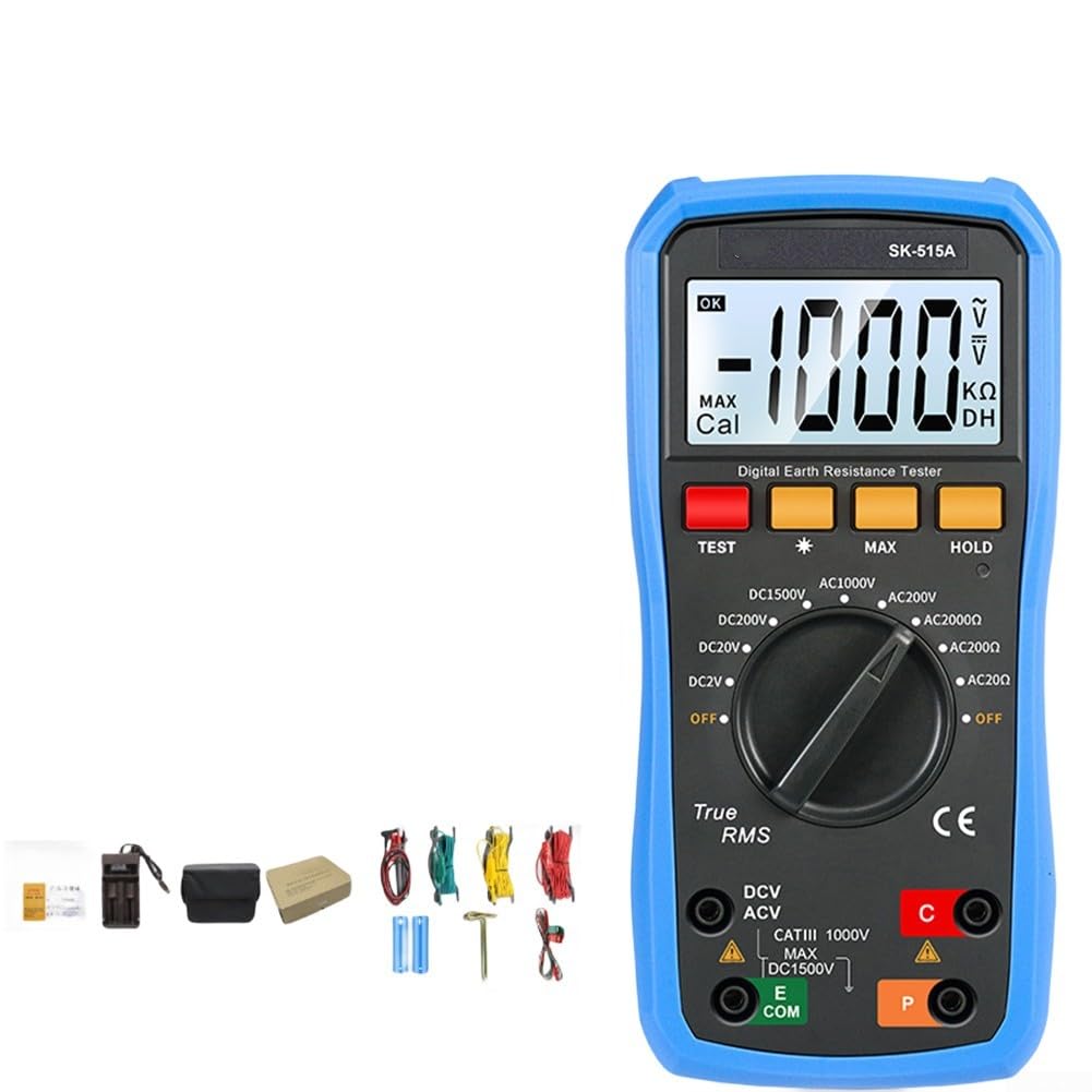 Digitales Multimeter, Isolations- und Massetester (Industrie) mit hochpräzisem Sensor für zuverlässige elektrische Reparatur