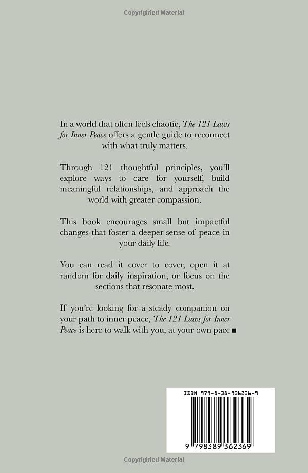 Vista 2 de The 121 Laws for Inner Peace A Comprehensive Guide to Self-Discovery, Growth, and Harmony