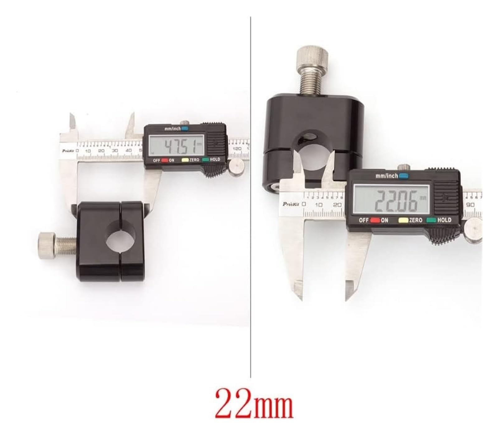 para Foso para Tierra para Bicicleta para Carreras Accesorios Manillar Elevadores Manillar Adaptador Abrazadera Montaje 22 Mm 28 Mm Alzas Manillar Motocicleta(22mm Gold)