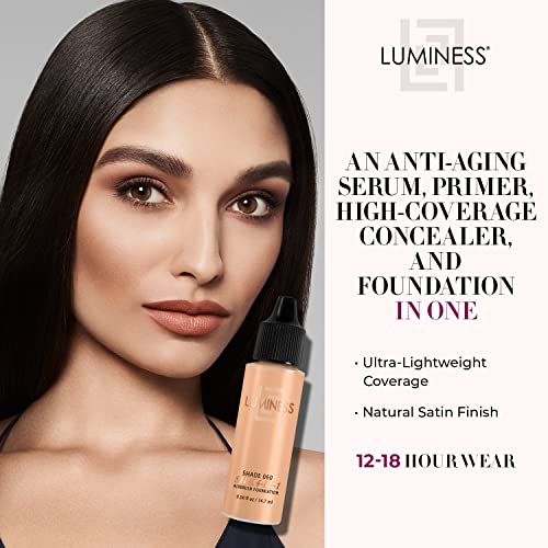 Luminess Air Silk 4-In-1 Airbrush Foundation- Foundation, Shade 060 (.5 Fl Oz) - Sheer To Medium Coverage - Anti-Aging Formula Hydrates And Moisturizes - Professional Makeup Kit For Cordless Air Brush #TOP1