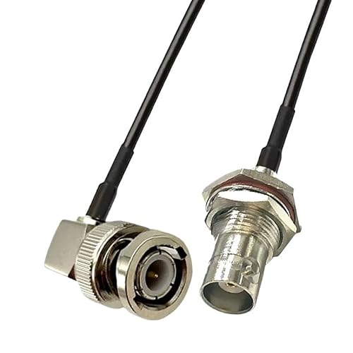 QYZLVCES(���X) RG174 BNC�I�X-BNC���p�W�����p�[�s�O�e�[��RG-174�P�[�u���R�l�N�^3G 4G GSM�A���e�i�p(BNCMR-BNCFW-RG174,300cm)