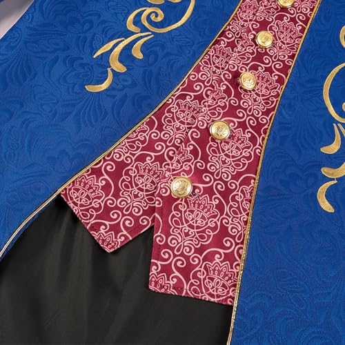 Veste queue-de-pie steampunk pour homme costume gothique medieval tailcoat retro