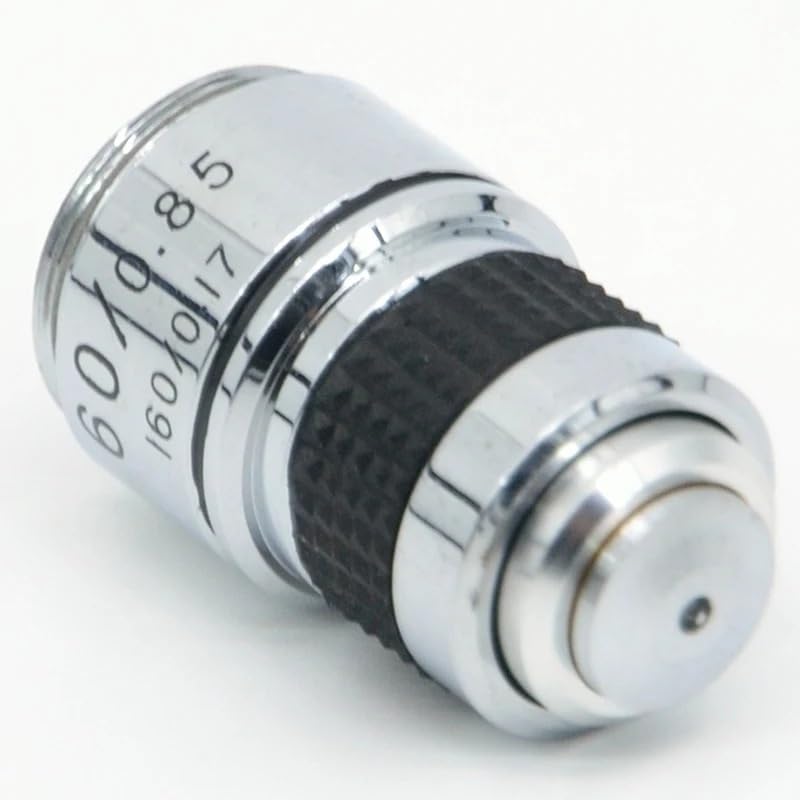 Adult Microscope Accessory Kit 60x L=185 Biological Microscope Objective 160/0.17 with Spring Mount Accessories