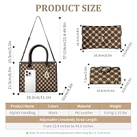 Daclubmenxy Womens Handbags Fashion Satchel Shoulder Tote Top Handle Bag — image 5